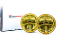 RETROBRIGHT LED SEALED 5.75IN RND YELLOW