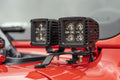 2x 70903BLKDRLA 1x 70821 Jeep Quad LED Light Pod Kit - Black Series w Amber DRL (18-21 JL 20-21 Gladiator)