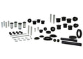 Essential Vehicle Kit 4 Shell Bushings 34 Bushings 10 Tubes 8 Washers 2 Bolts 2 Nuts Grease Install Guide