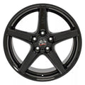 18 IN REPLICA WHEEL FR06B FITS FORD MUSTANG SALEEN RIM 18X10 BLACK WHEEL