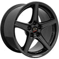 18 IN REPLICA WHEEL FR06B FITS FORD MUSTANG SALEEN RIM 18X10 BLACK WHEEL