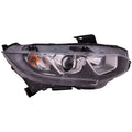 RH HEADLAMP ASSY COMPOSITE; EX|EXL|EXT|LX; HALOGEN; CIVIC 1618