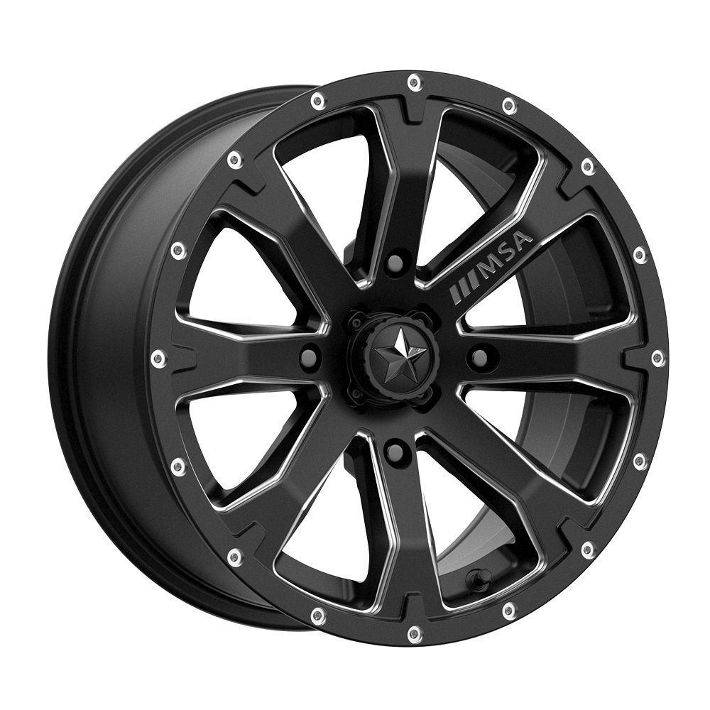 M42 15X7 4X137 S-BLK MILL 10MM