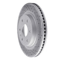 DFC 07-17 Buick Enclave Front Right Drilled & Slotted Geoperformance Rotor