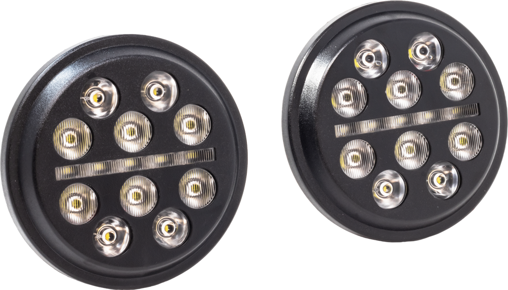 Letric Lighting 4.5in Black Buck-Shot Indian