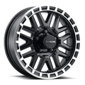 Raceline 953BM Krank 15x5in / 5x114.3 BP / 0mm Offset / 3.19mm Bore - Black & Machined Wheel