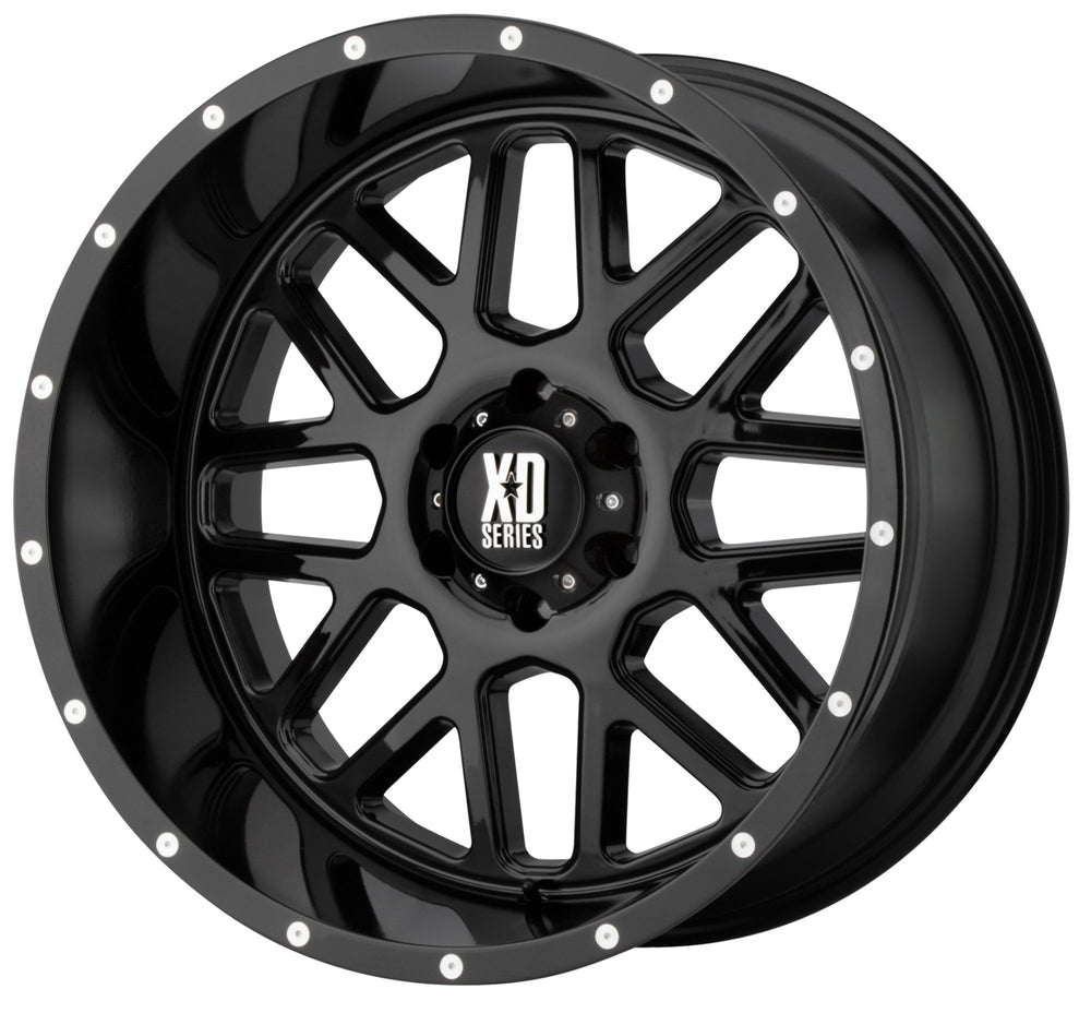 XD826 22X12 8X180 S-BLK MILL -44MM