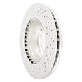 DBA 05-06 Porsche Boxster S (w/Iron Rotor) Coupe Front Right En-Shield OE Drilled Rotor