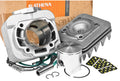 Athena 03-05 Derbi 02 Bullet 47.6mm Bore 12mm Pin Domed Piston Big Bore Cyl Kit (For Athena Kits)