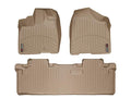 WeatherTech 11 Toyota Sienna Front and Rear Floorliners - Tan