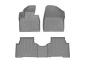 WeatherTech 13+ Hyundai Santa Fe Front and Rear Floorliners - Grey