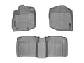 WeatherTech 09-13 Honda Fit Front and Rear Floorliners - Grey