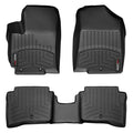 WeatherTech 12+ Kia Rio Front and Rear Floorliners - Black