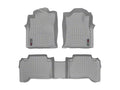 WeatherTech 05-11 Toyota Tacoma Front and Rear Floorliners - Grey