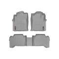 WeatherTech 05-11 Toyota Tacoma Front and Rear Floorliners - Grey