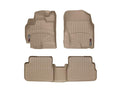 WeatherTech 09-10 Pontiac Vibe Front and Rear Floorliners - Tan