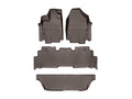 WeatherTech Cocoa Front and Rear Floorliners Fits -20-26 Odyssey 471218-1-2