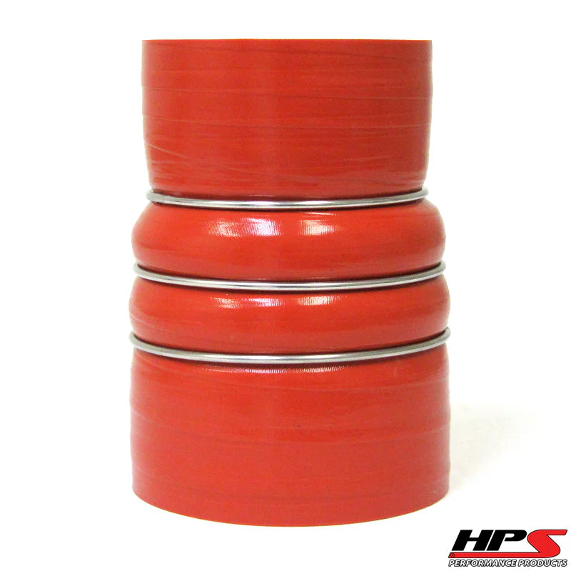 HPS Performance 5 - 6 ID 8 Long High Temp 6-ply Aramid Reinforced Silicone CAC Coupler Hose Hot Side (127mm - 152mm ID x 200mm Length)