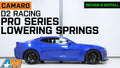 Lowering Springs Camaro (
