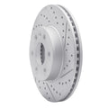 DFC 15-20 Chevrolet Colorado Front Right Drilled & Slotted Geoperformance Rotor