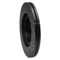 R1 07-15 Ford Edge Front Right Drilled & Slotted Black Brake Rotor