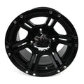 ITP SS 212 14x6 / 4x137 BP / 4+2 Offset Black Wheel