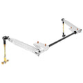 Adjustable Sway Bar End Link Kit for JL/JT Front (8 1/2 Inch Long Rods w/ Sealed Rod Ends and Jam Nuts pair) RockJock 4X4
