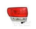 CAPA 14C JP GRAND CHEROKEE (NON SRT) QTR TAIL LIGHT ASSY LH