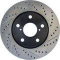StopTech 06-17 Toyota RAV4 Sportstop Cryo Drilled & Slotted Front Left Rotor