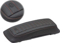 Mustang 97-13 HD FL Touring Saddlebag Tour-Pak Lid Covers (Pair) Deluxe - Black w/ Red Stitching