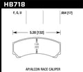 ~(4 lbs. 8X4X3)~ Street Brake Pads Street Race