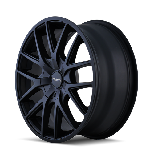 ~(27 lbs. 18X18X8)~ TR62 (3262) BLACK/MACHINED FACE/MACHINED LIP 16X7 4-100/4-114.3 40MM 67.1MM