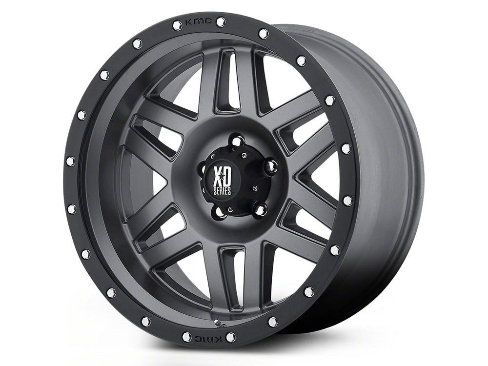 XD128 20X9 5X5.5 MACH BLK-RING 18MM