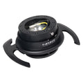 NRG Quick Release Kit - Black Body/ White Ring w/ Handles
