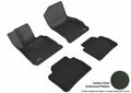 3D MAXpider 2014-2020 BMW 4 Series Gran Coupe (F36) Kagu 1st & 2nd Row Floormats - Black