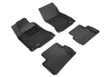 3D MAXpider 20152019 Mercedes-Benz CLA-Class/GLA-Class Kagu 1st & 2nd Row Floormats - Black