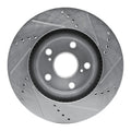 DFC 07-13 Ford Transit (Mexico) Front Left Drilled & Slotted Silver Brake Rotor