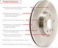 DFC 80-83 Mazda RX-7 Front Rotors w/4000 HybriDynamic Brake Pads w/Hardware
