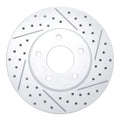 R1 97-03 Jaguar Vanden Plas Front Right Drilled & Slotted Geoperformance Rotor