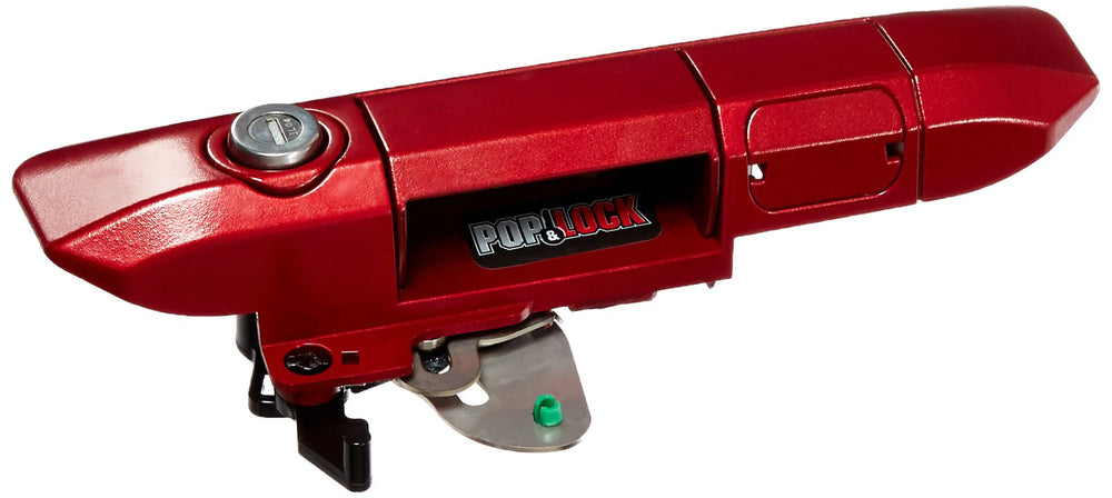 0515 TACOMA W/OR W/O CAMERA FULL HANDLE REPLACEMENT POPNLOCK TAILGATE LOCK BARCELONA RED (PL5551)