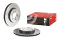 Brembo 99-00 Mercedes-Benz C230/1996 C280/98-00 C280 Front Premium UV Coated OE Equivalent Rotor