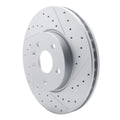R1 10-25 Buick Allure Front Right Drilled & Slotted Geo-Carbon Rotor