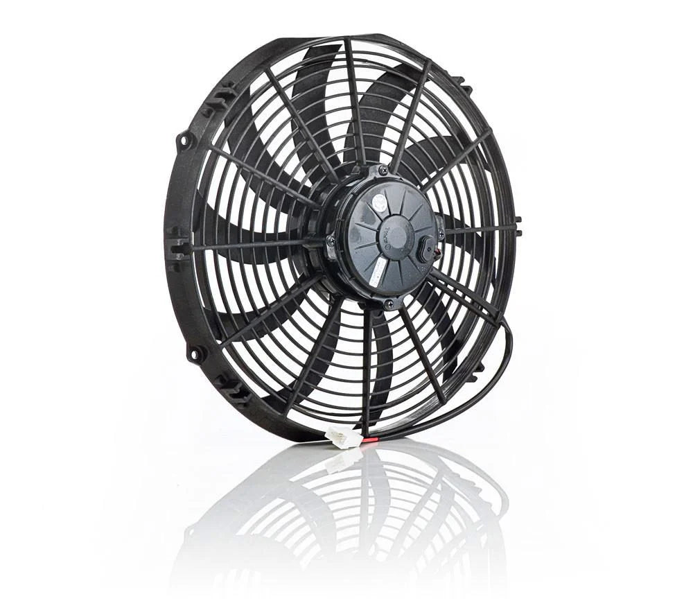 ELEC FAN PSHR H/T 12 EURO BLK
