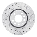 R1 99-10 Chevrolet Astra (Mexico) Front Right Drilled & Slotted Geo-Carbon Rotor