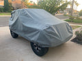 Gray 3 Layer Full Car Cover for Jeep JK Wrangler 2DR Water Resistant RT Off Road