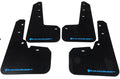 Rally Armor 15-21 Subaru WRX/STI Black UR Mud Flap w/Light Blue Logo