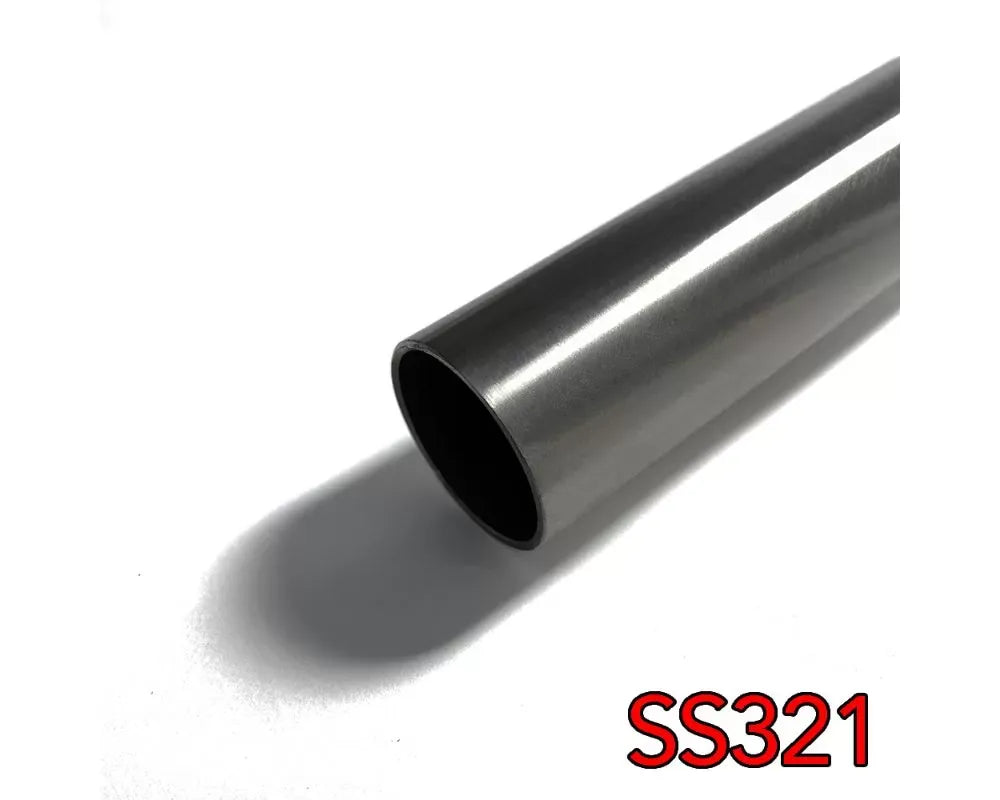 Stainless Bros 48in Length 3.5in SS321 Straight Tube - 16GA/.065in Wall