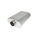 Stainless Bros 3.0in x 17.0in OAL SS304 Muffler - Polished