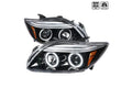 PROJECTOR HEADLIGHTS-GLOSSY BLACK W