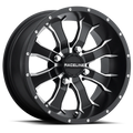 Aluminum Wheels 15x7 Mamba UTV A77 Machined Spokes Satin Black 10 Offset 4 on 137 Bolt Pattern Raceline
